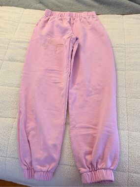 Brandy Melville Light Pink Elastic Waist Joggers